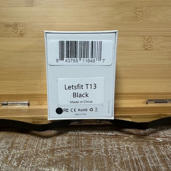 NEW Letsfit Unisex Black T13 True Wireless Stereo Earbuds - Picture 2 of 3